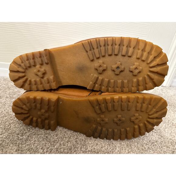 Vintage Women’s Sandler of Boston Leather Shearling Combat Boots, 10M - Picture 9 of 12